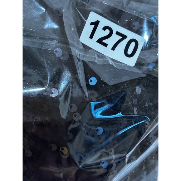 Anna Kaci CA Black Sequin Pants Sz XL Holiday Formal Cocktail Party Glam City - Picture 9 of 9